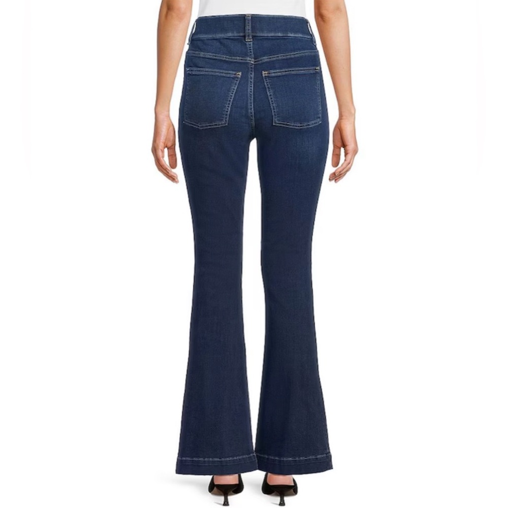 SPANXshape EveryWear Pull On Zero Waistband Micro Flare Jeans - Picture 2 of 10